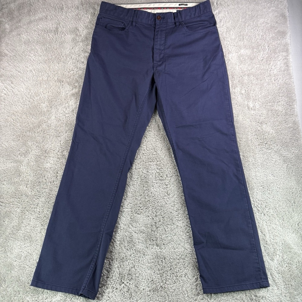 Polo Ralph Lauren Mens Golf Tailored-Fit Cotton Stretch Chino 32x30 Blue Navy